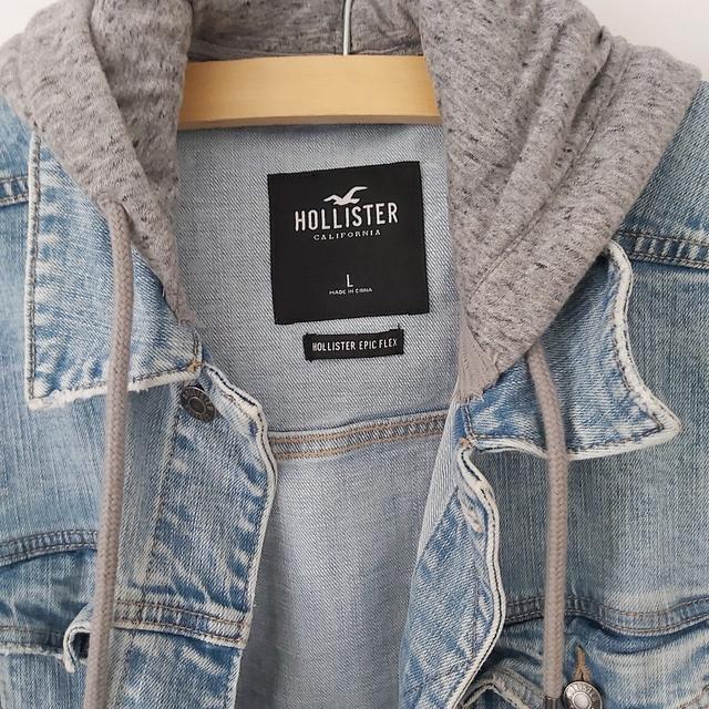 hollister epic flex jean jacket