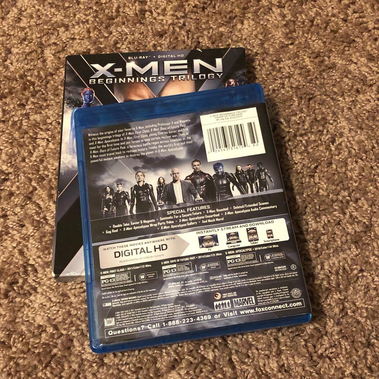 X Men Beginnings Trilogy Blu Ray Includes Depop 3732