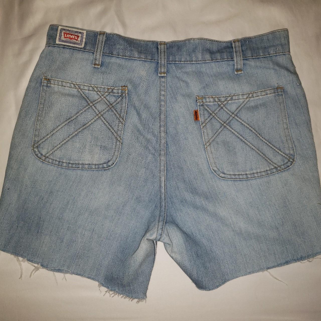 Levi's Vintage High Waisted Mom Jean Shorts, Cut-Off... - Depop