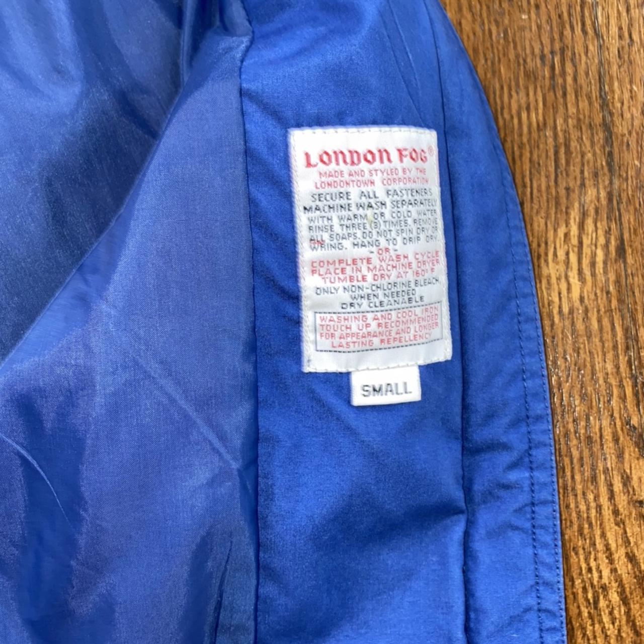 Vintage pink and blue London Fog jacket. takese7en... Depop