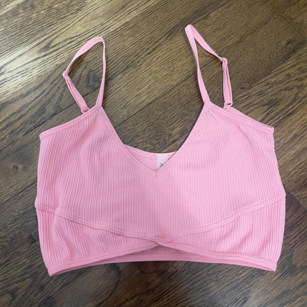 . Pink crop top Perfect condition. Only worn a... - Depop