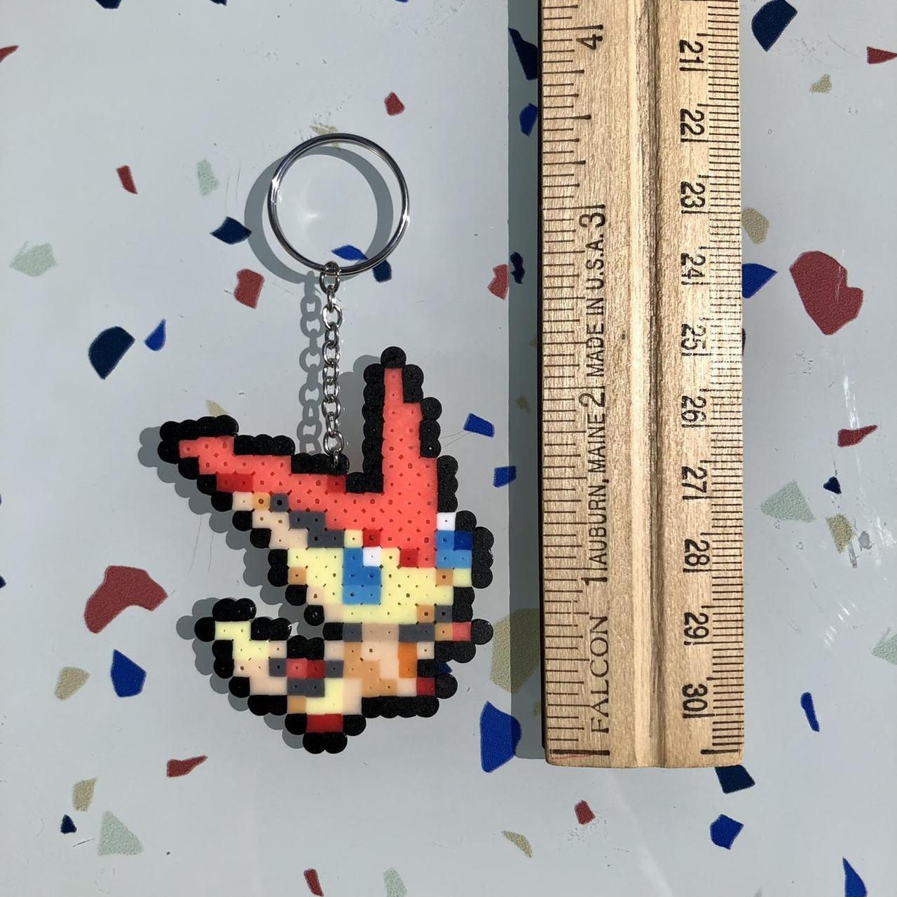 Victini Pokémon Perler Keychain 🌟 ◇ Size: about Depop