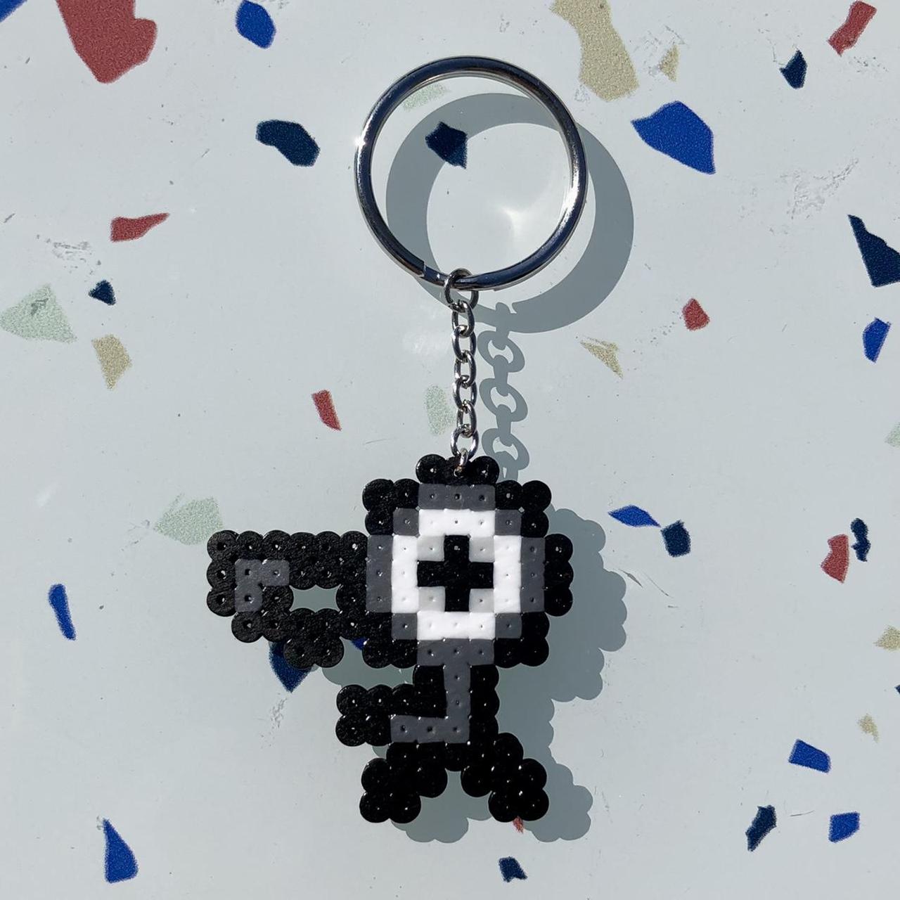 ★入手困難★IAB Studio x Pokemon Unown Keyring Unown Pokémon Perler Keychain 🧿 ◇ Size: about 1.5 | Depop