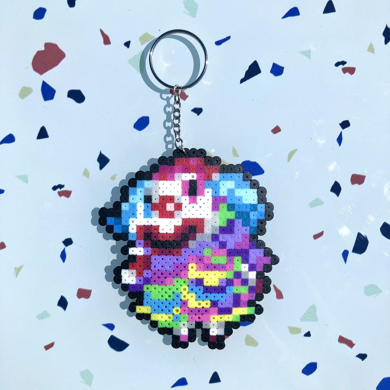 Pietro the Sheep Animal Crossing Perler Keychain... - Depop