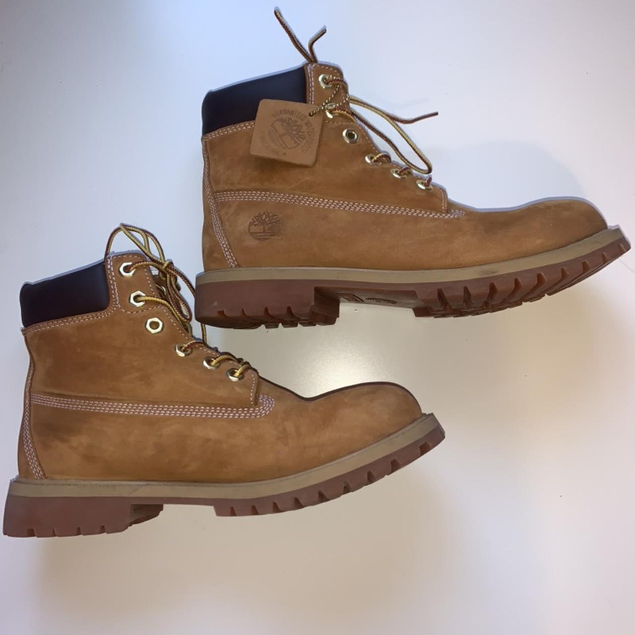 🧡tan timbs 🧡worn once 🧡size 9 womens #timbs #cheap... - Depop