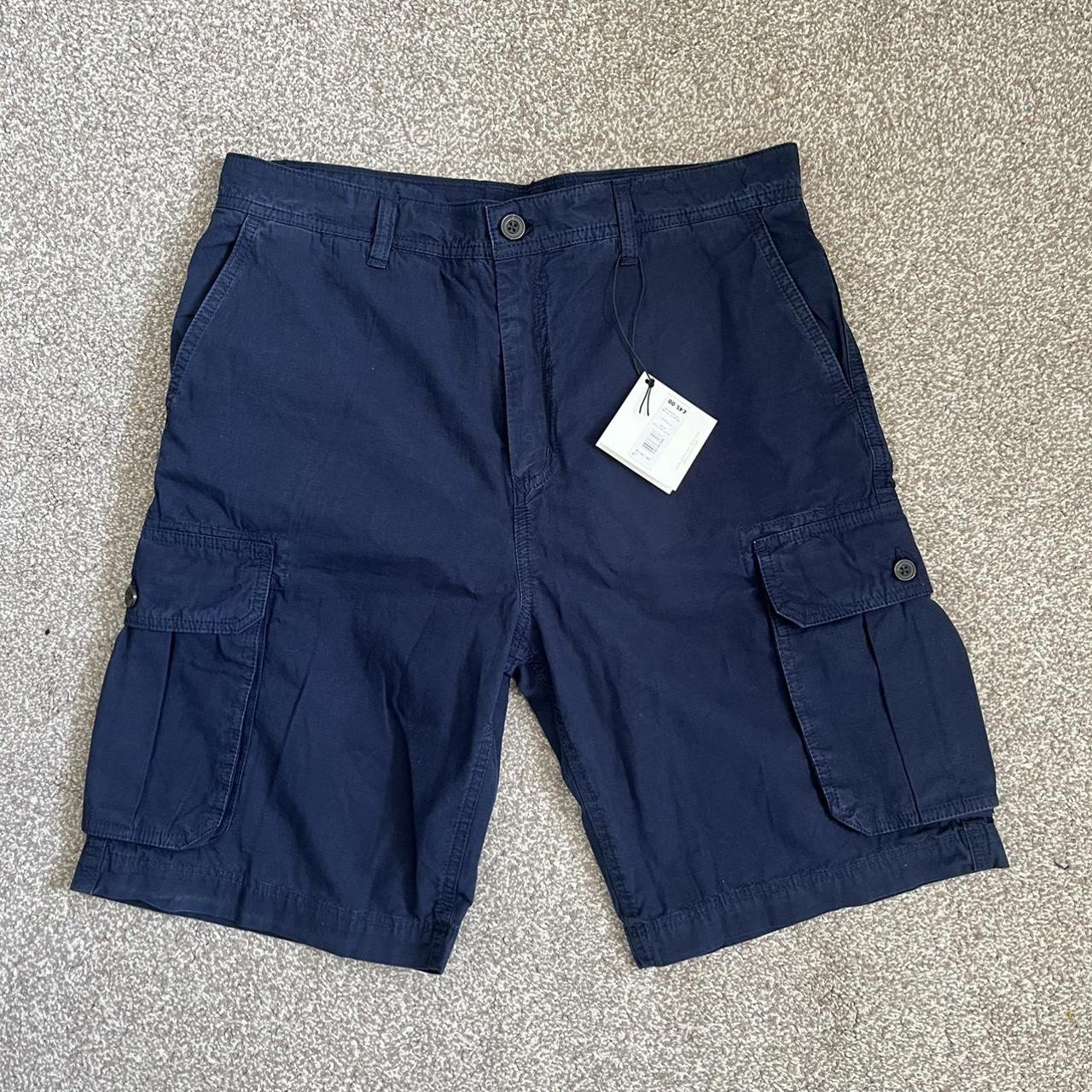 John Lewis Men's Navy Shorts Depop