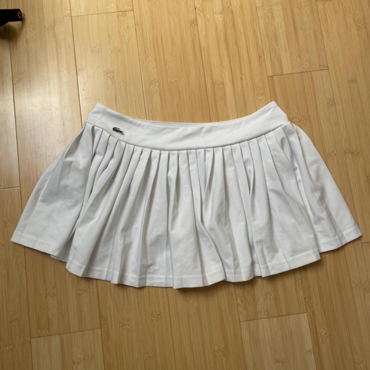 Lacoste Women's White Skirt | Depop