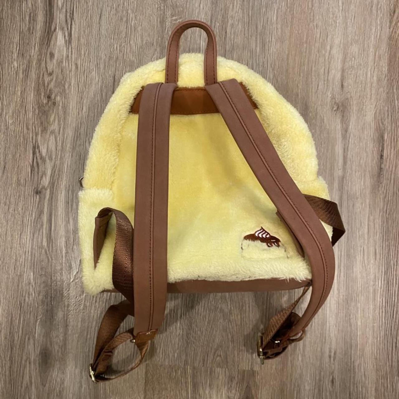 Loungefly pompompurin yellow fuzzy loungefly mini... Depop