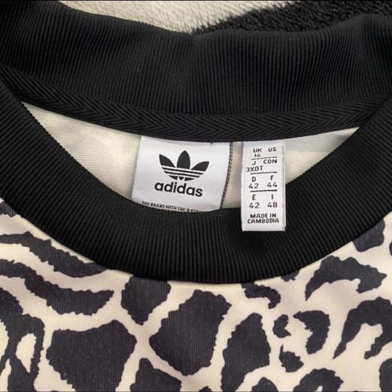 adidas leopard print jumper