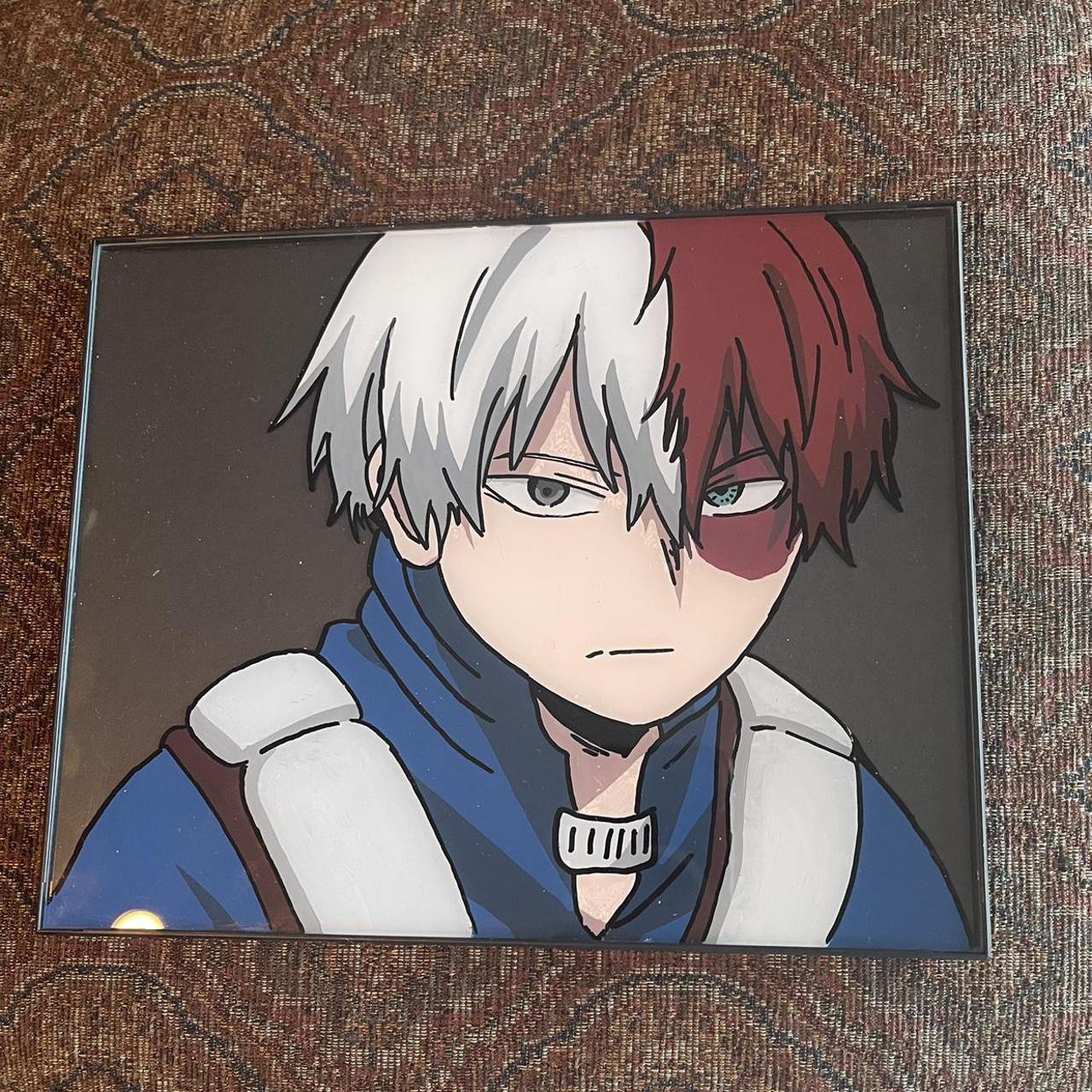 todoroki glass painting