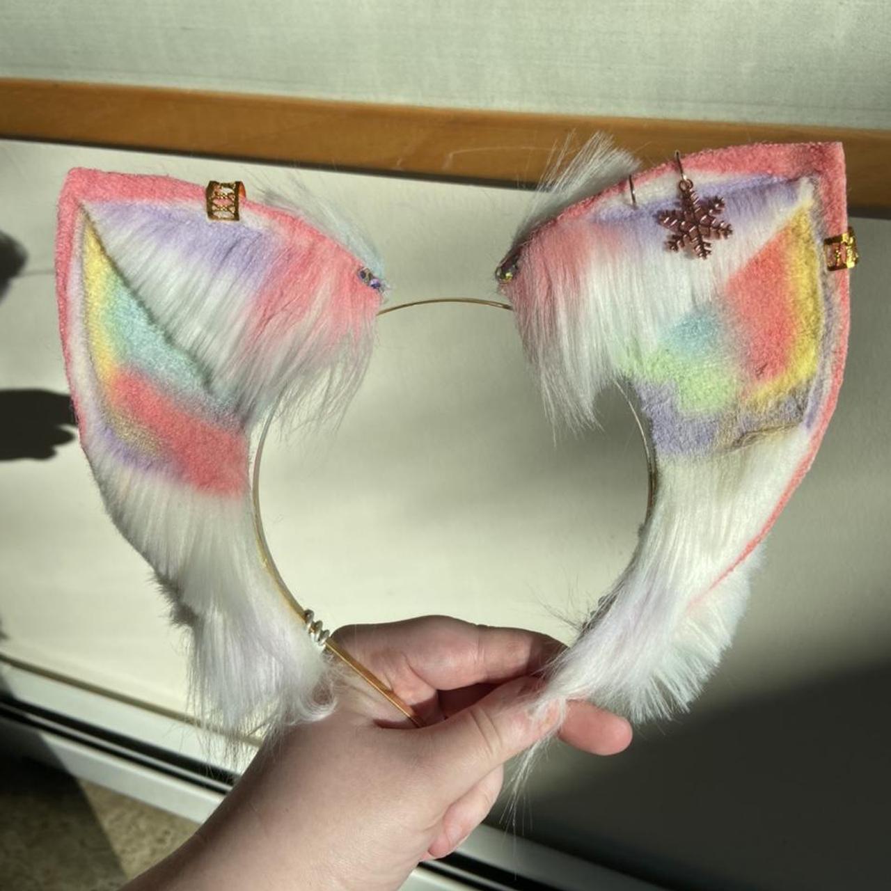 Product Image 1 - Pastel rainbow arctic fox ears