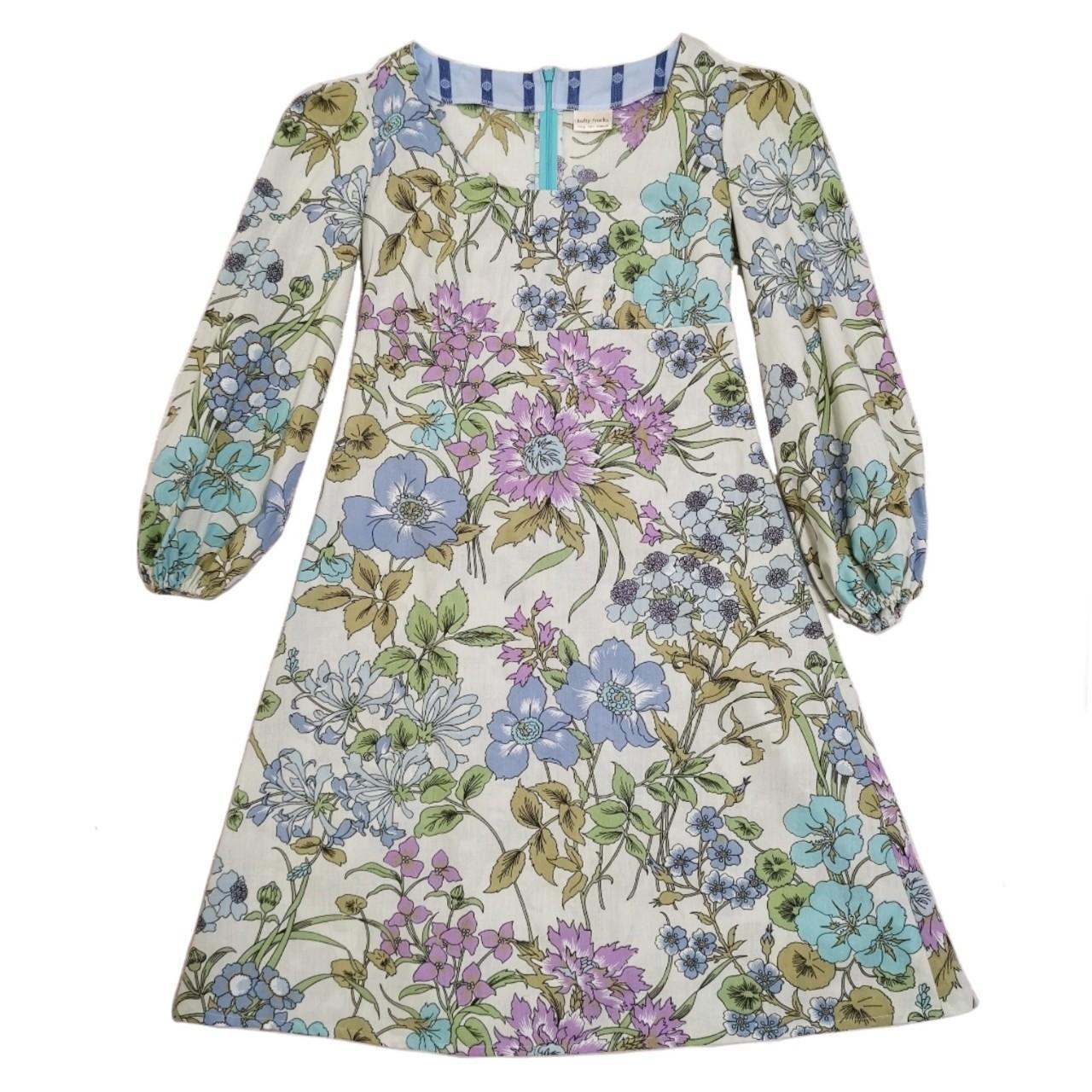 Lofty Frocks Handmade Vintage & Ethical Floral Dress... - Depop