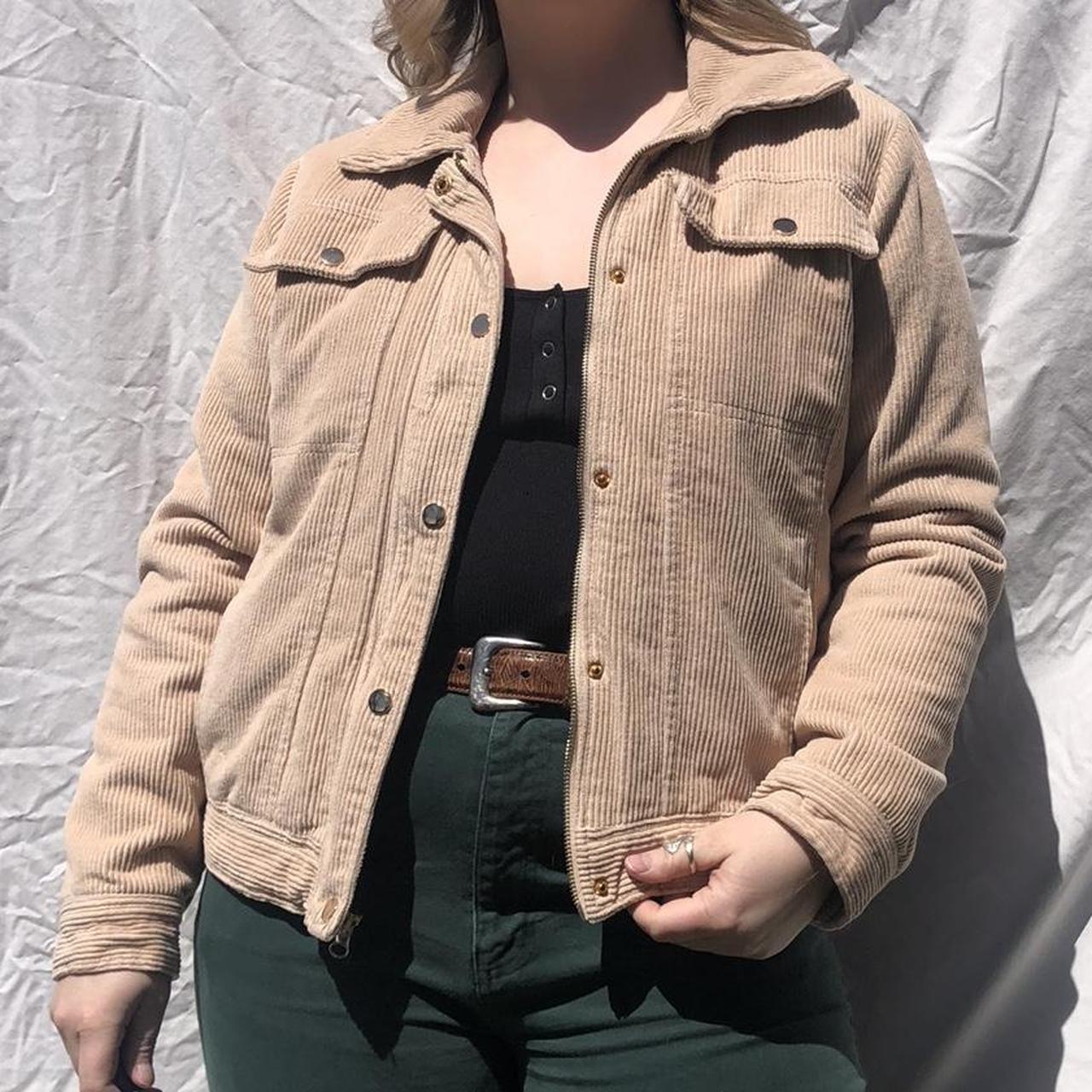 light beige corduroy jacket