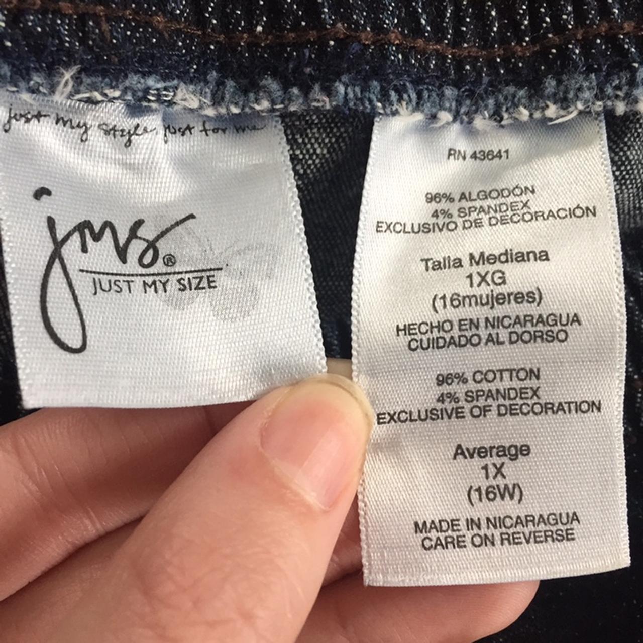 JMS Just My Size blue jeans / denim pants. 96%... - Depop