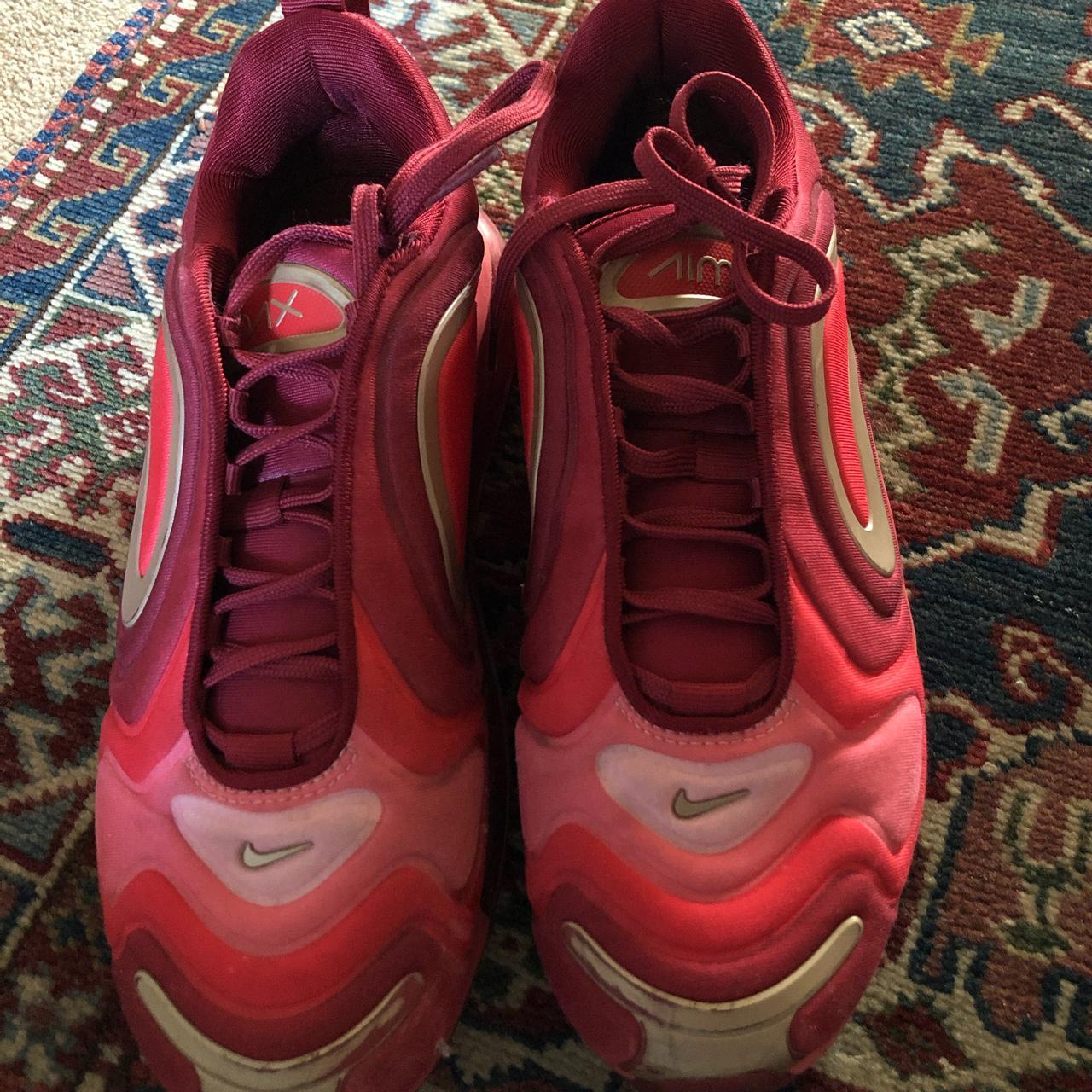 nike 720 red and gold