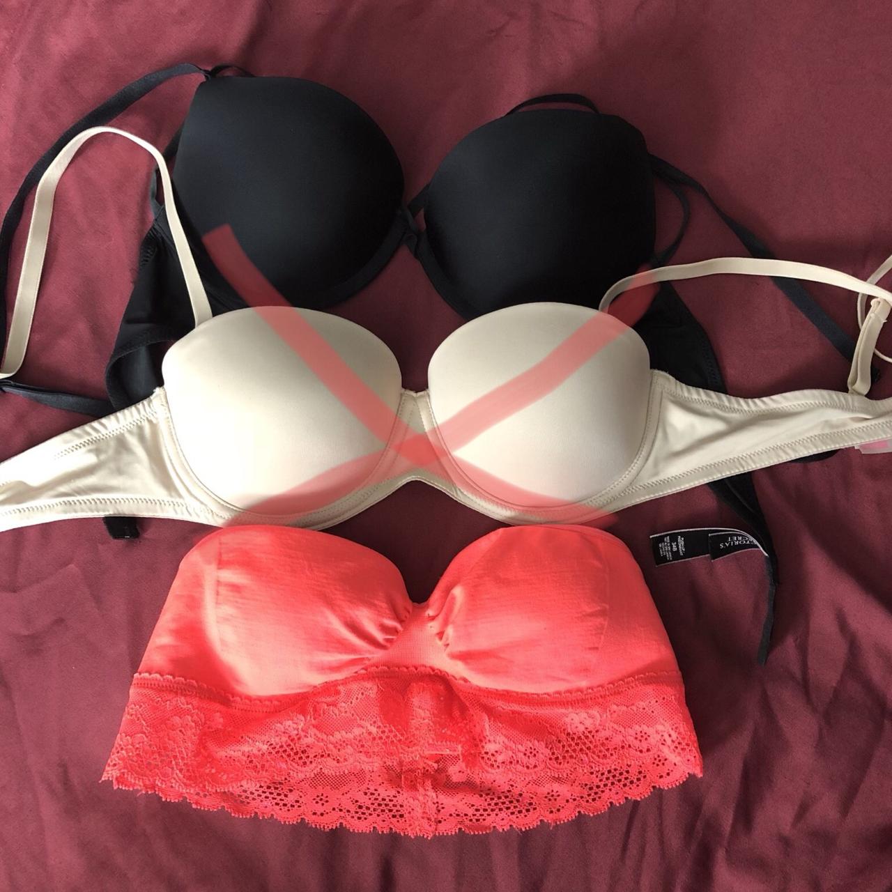 Victoria's Secret bra bundle! The black is 34B and - Depop