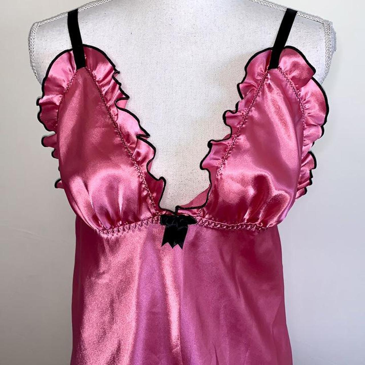 Women's Pink and Black Nightwear | Depop