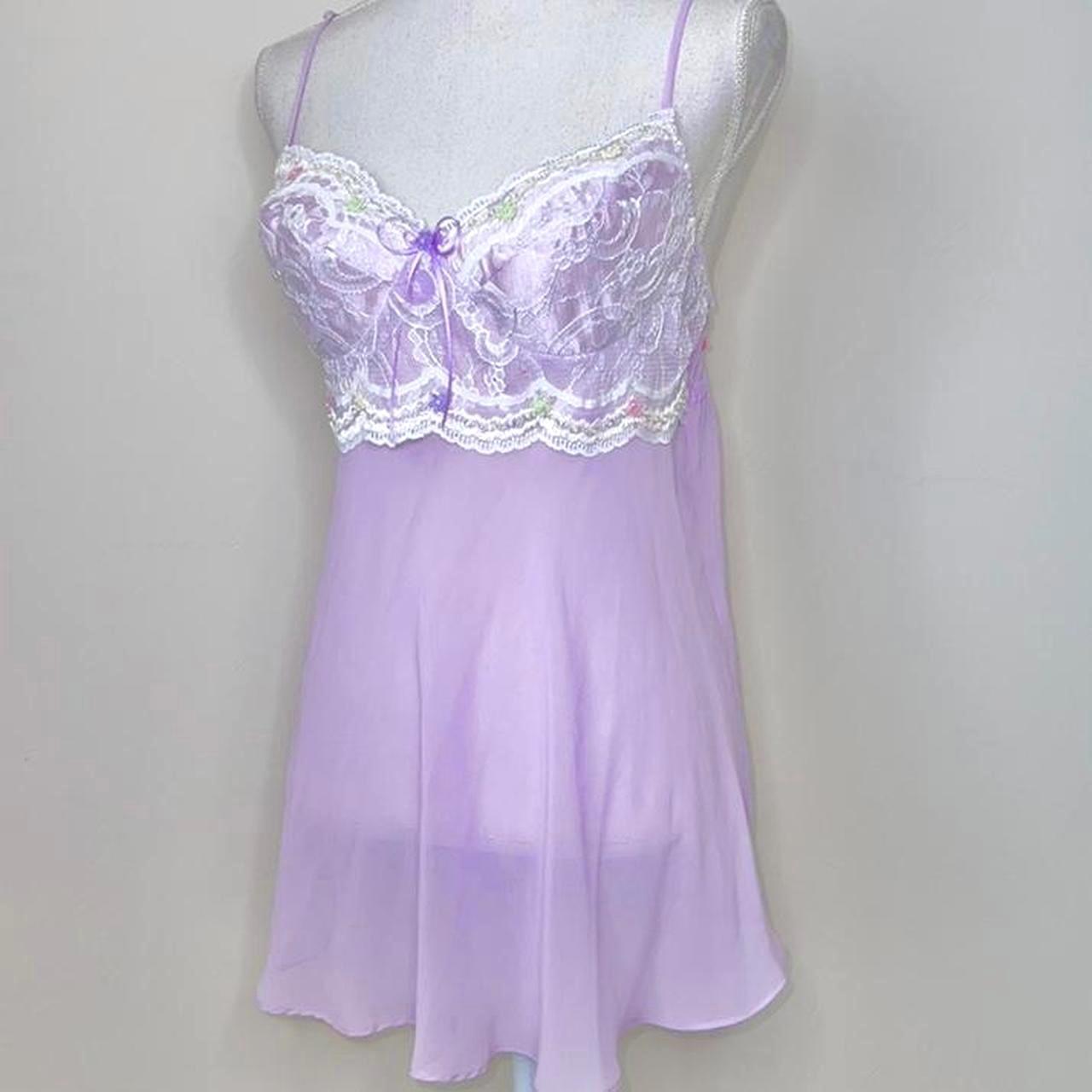 Lavender Lingerie Babydoll Cinema Etoile Lavender Depop