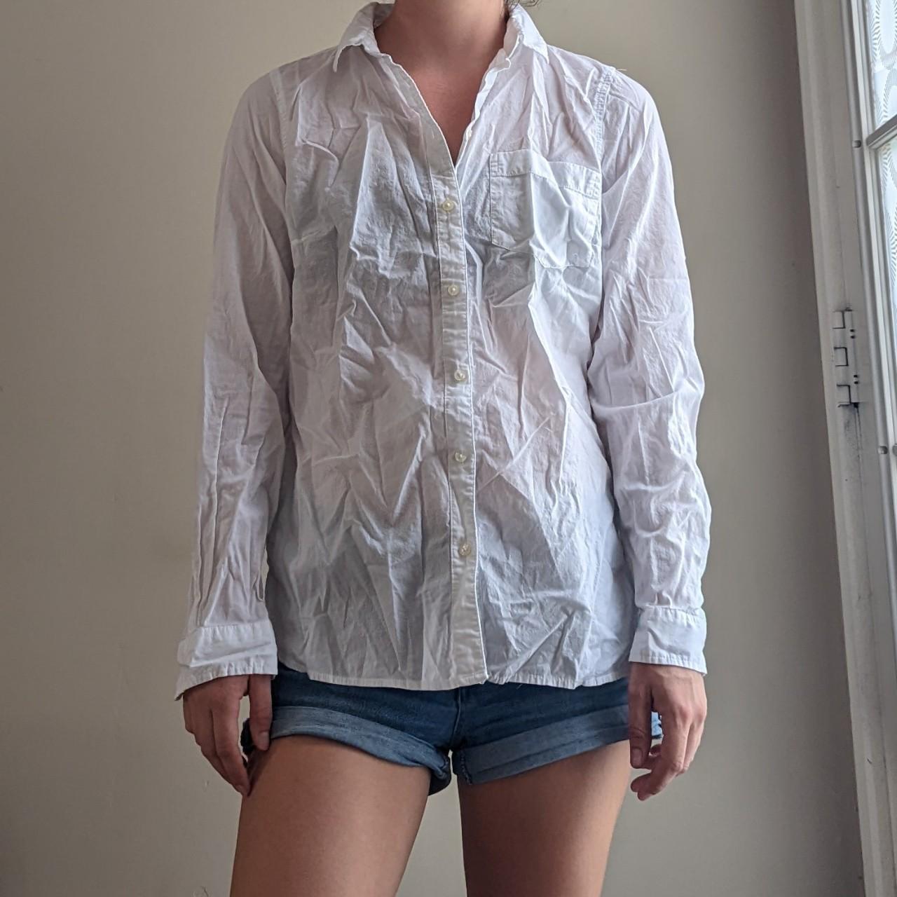 Old Navy Men's White Shirt Depop