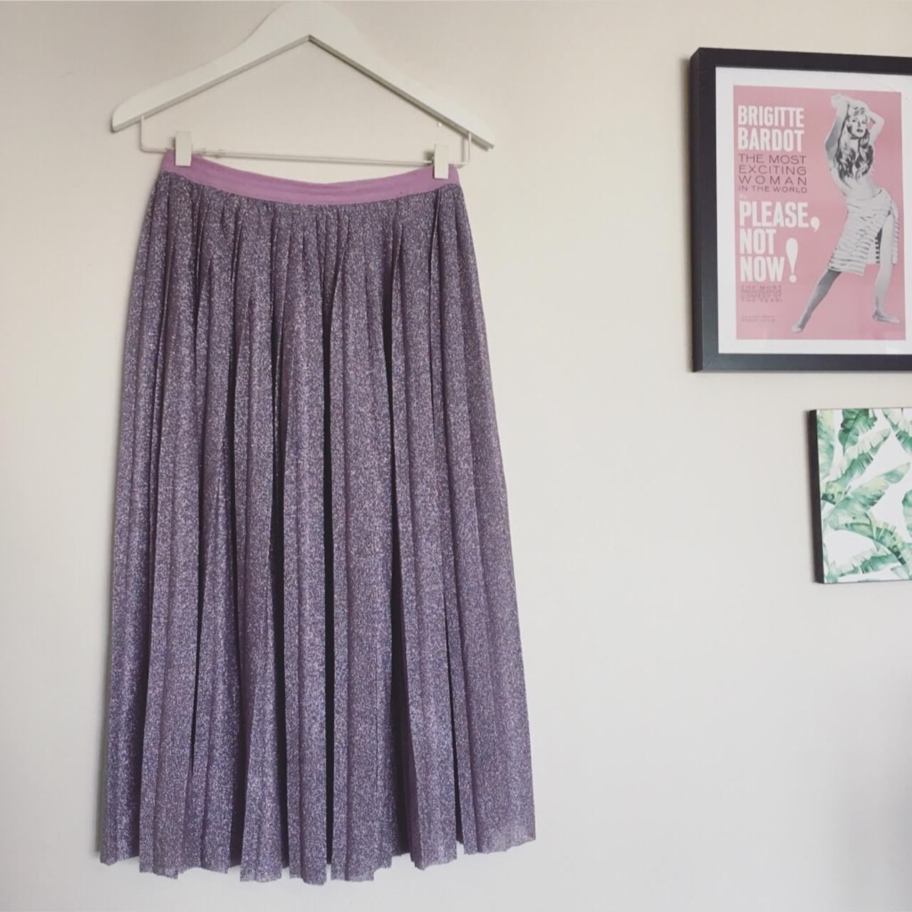 H&m purple outlet skirt