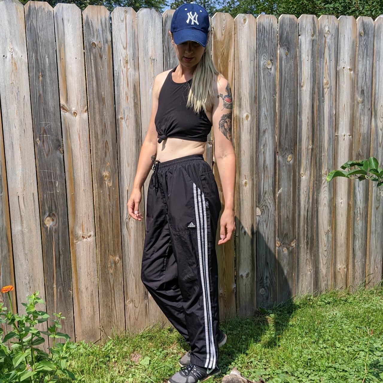 90s Style With A Twist: adidas Track Pants & Matching Jacket - The Mom Edit