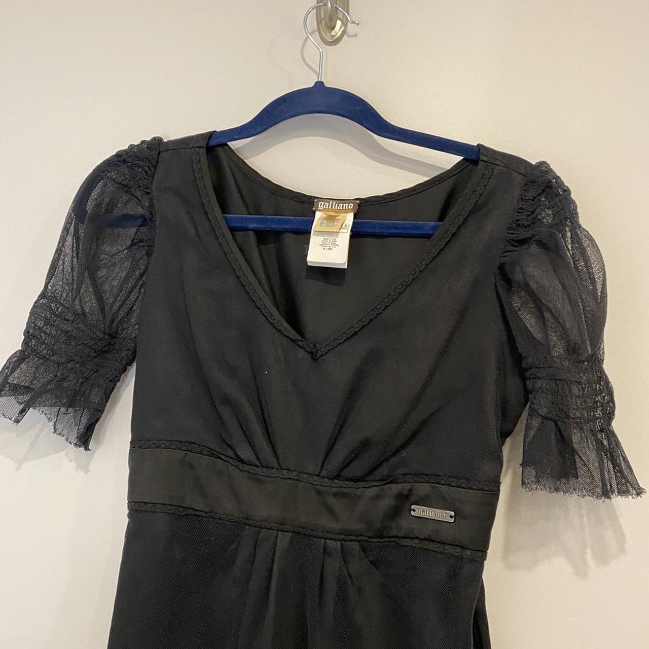 Galliano Women's Black Dress (2)