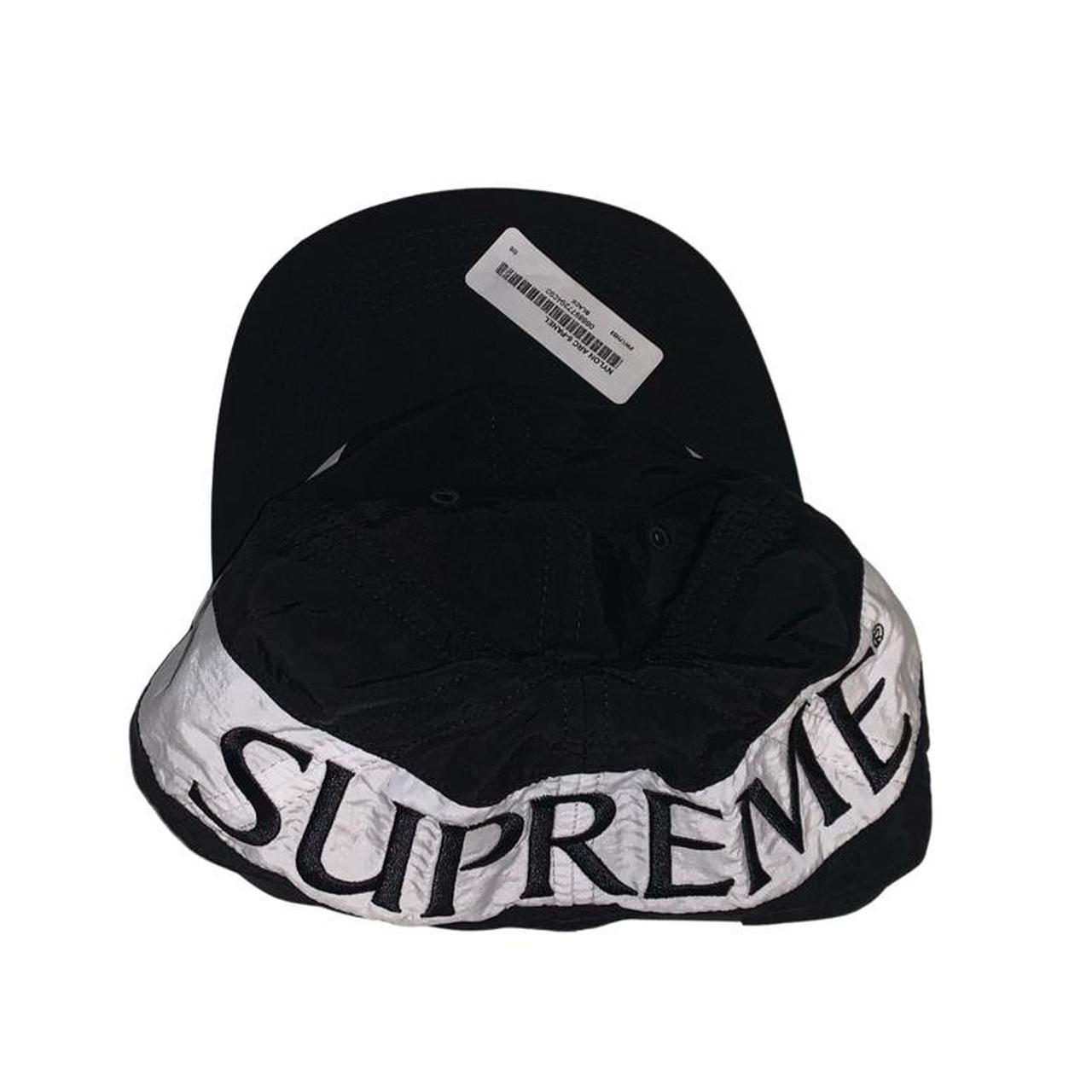 ð´ Supreme Nylon Arc Hat ð´ -6 Panel Cap -Color: Black - Depop