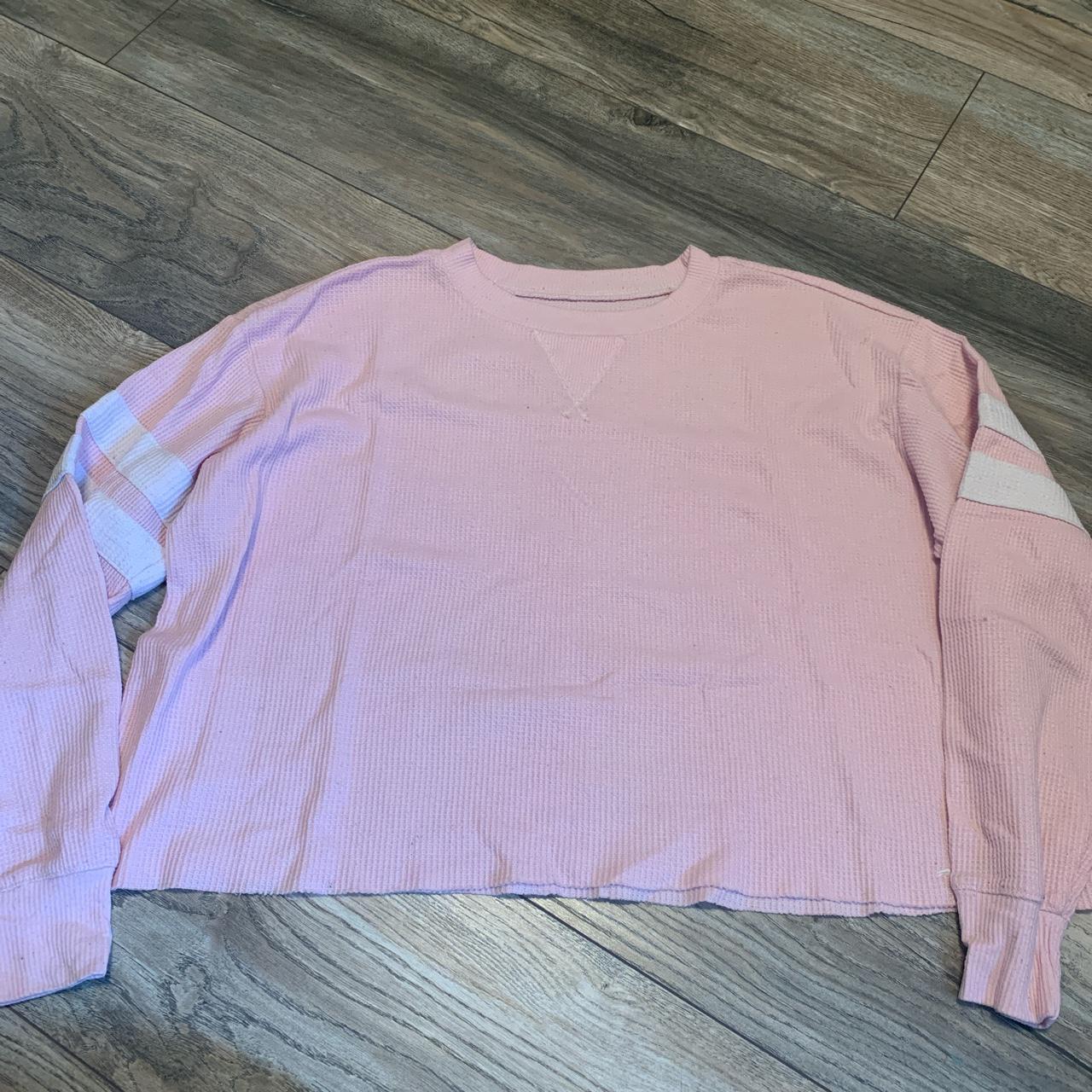 hollister pink long sleeve