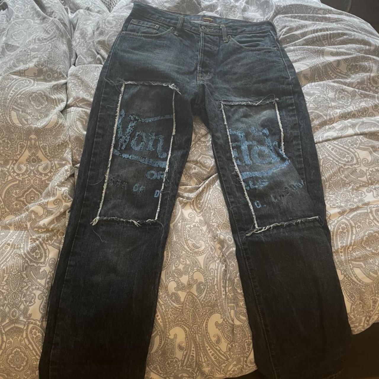 Von Dutch Men's Blue Jeans | Depop