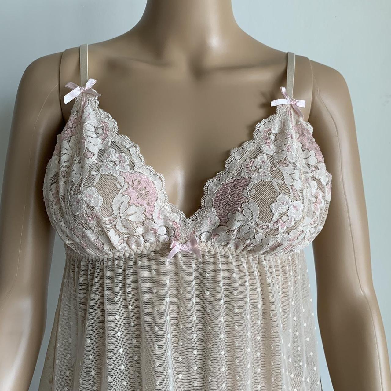 Billieblush Women's Cream and Pink Pajamas (3)