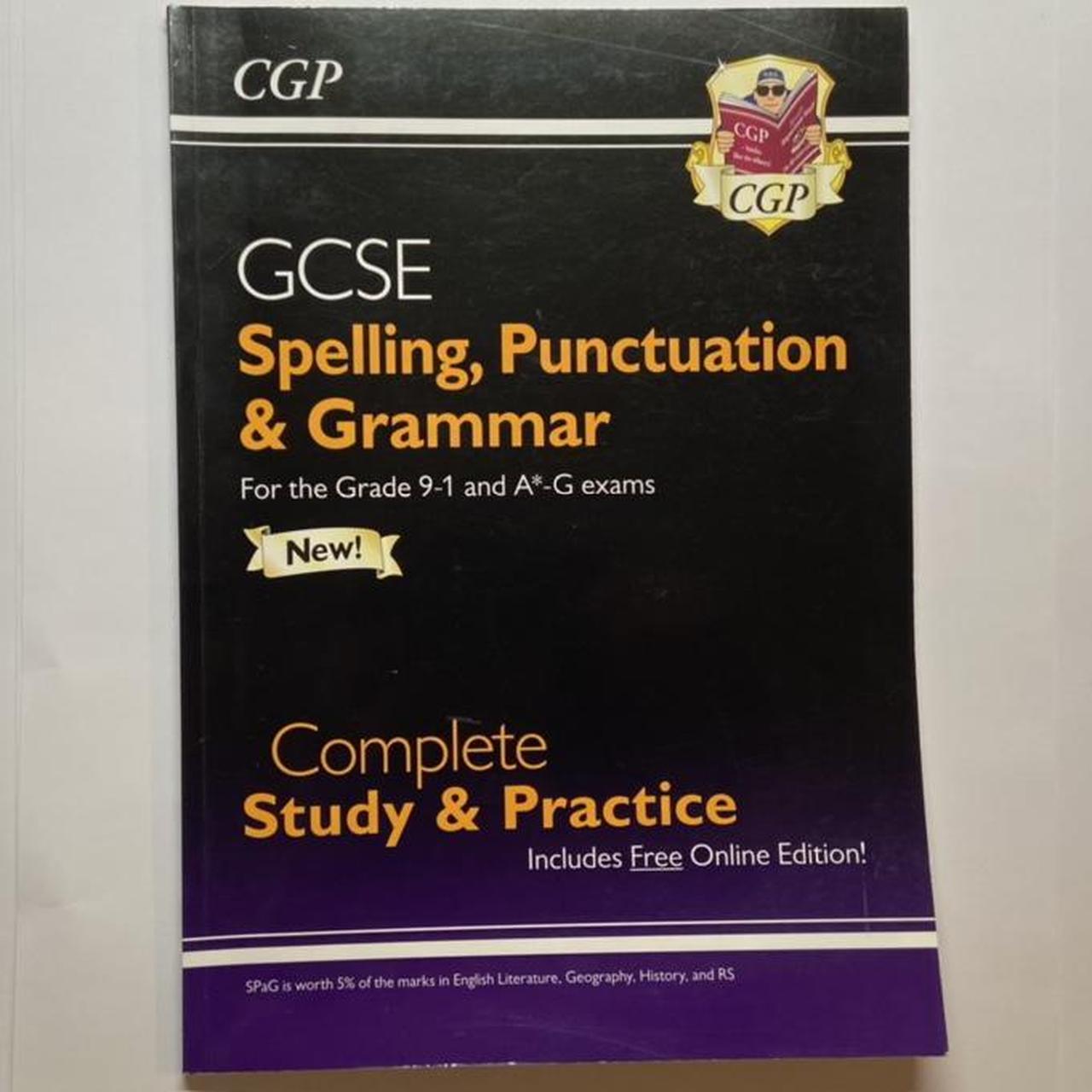 Spelling, Punctuation And Grammar For Grade 9-1 GCSE... - Depop