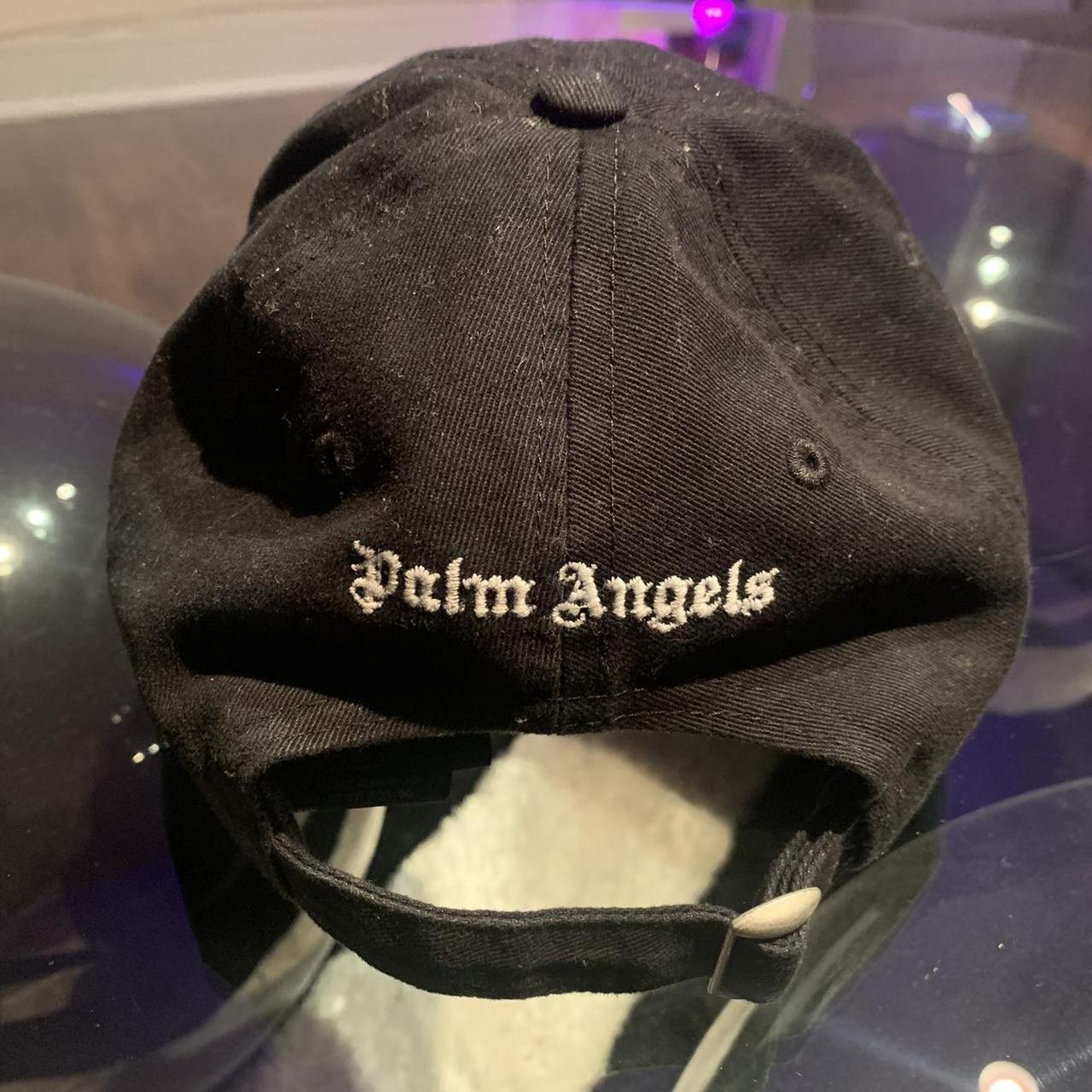 PALM ANGELS “Flames Cap” - Black/Orange worn once - Depop