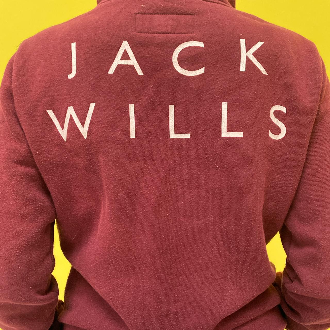 jack wills maroon moletom com capuz