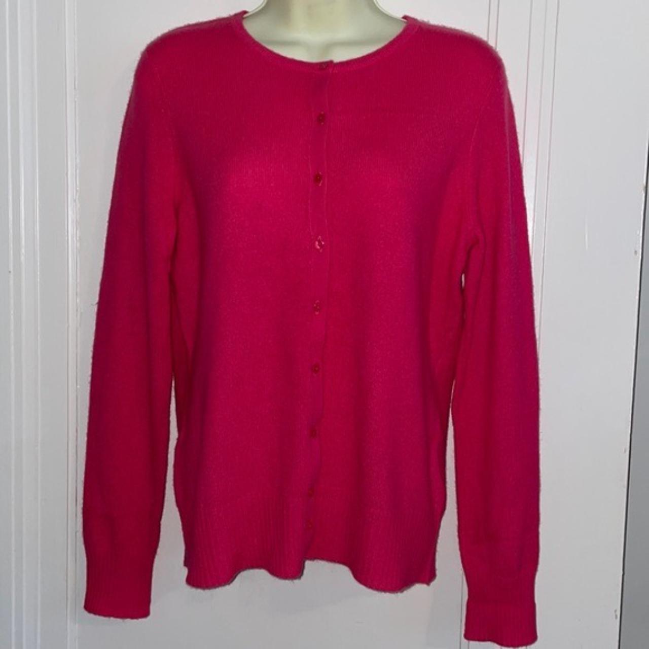 Sutton Cashmere modern classics pink cardigan Depop