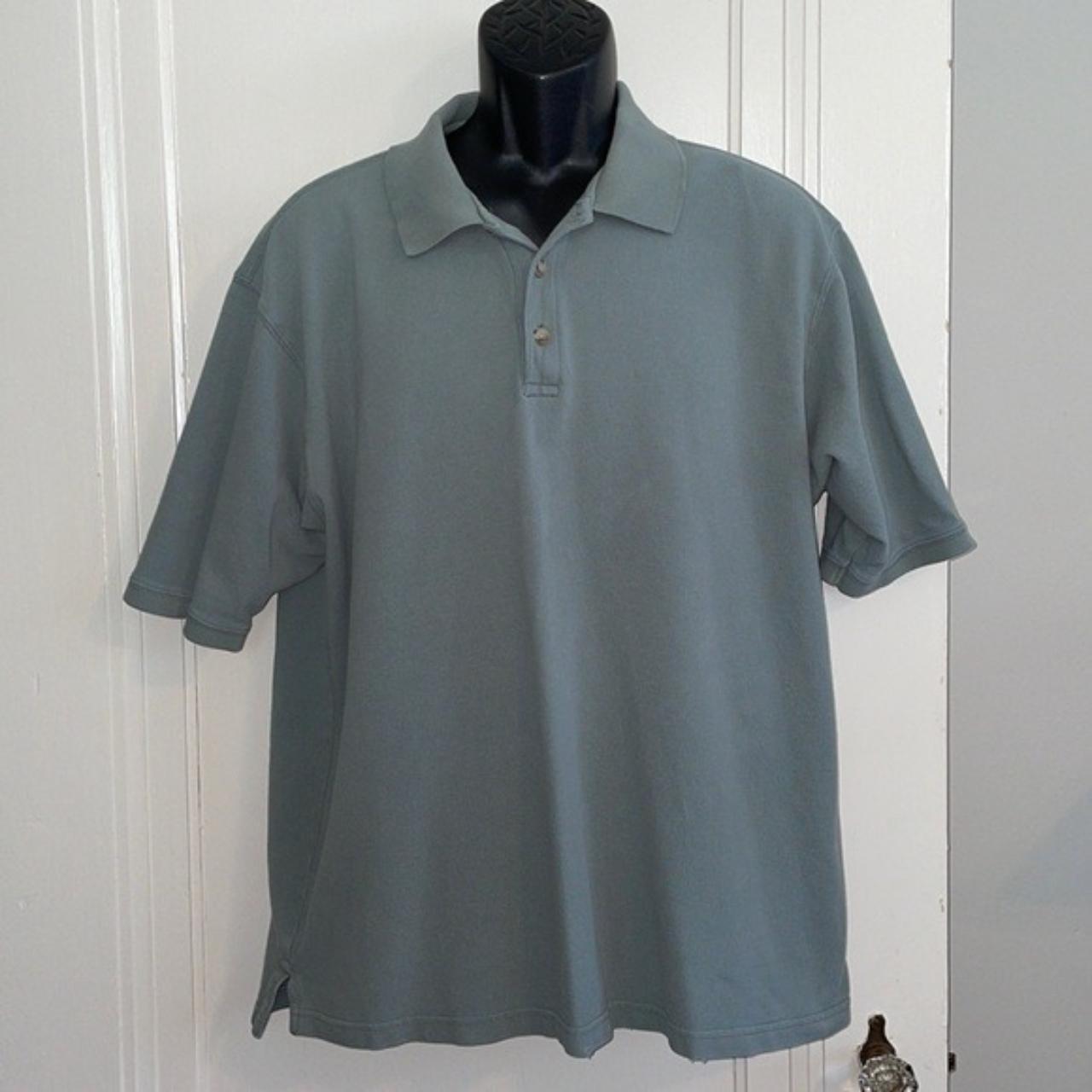 Eddie Bauer Men's Green Polo-shirts | Depop