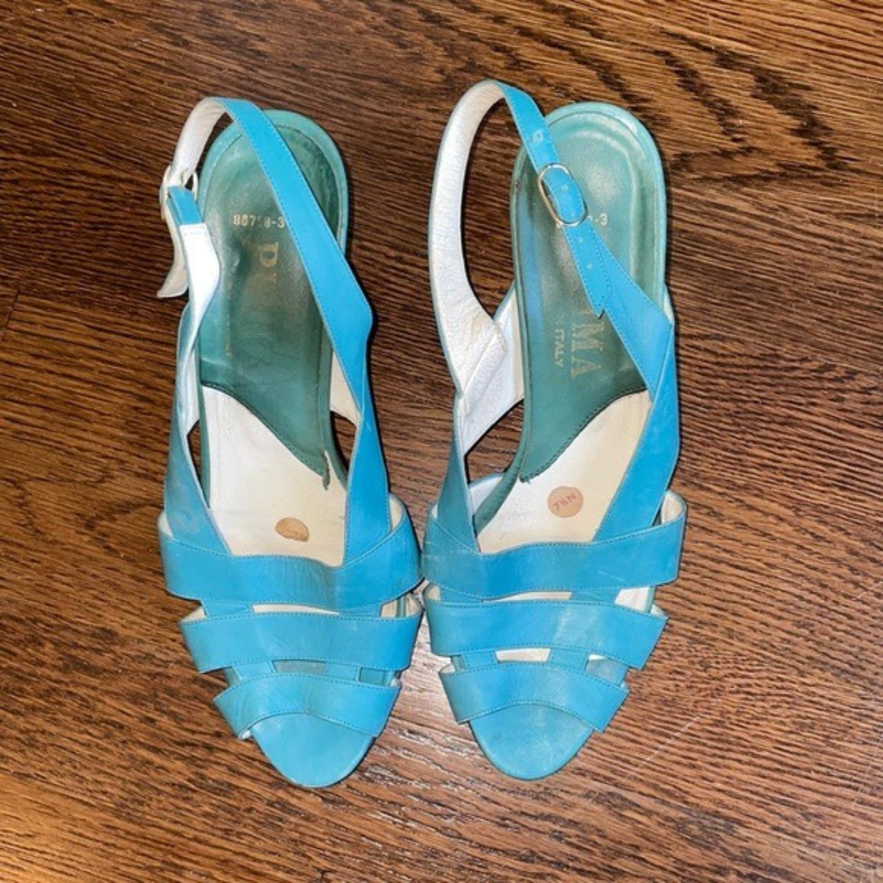 Turquoise 2025 color sandals