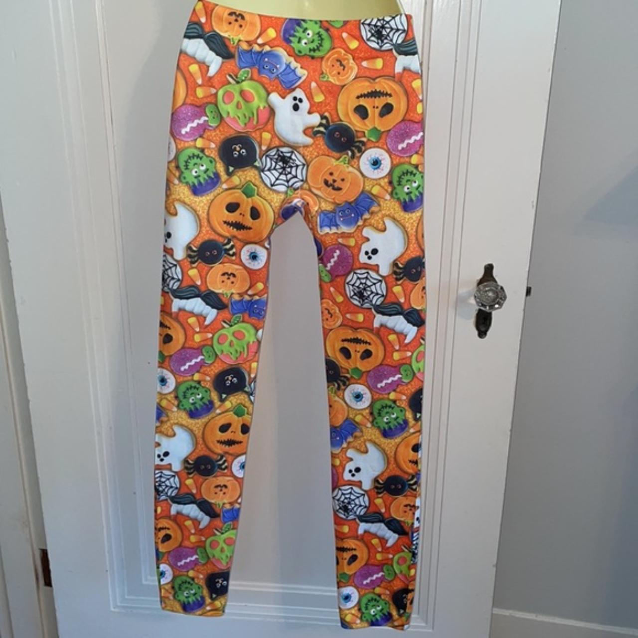 No Boundaries Halloween polyester/spandex leggings - Depop