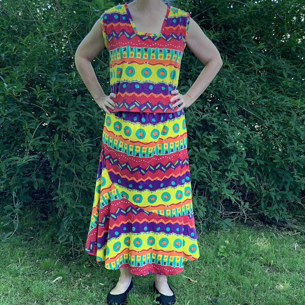 Reclaimed Vintage Women's Multi Dress Depop