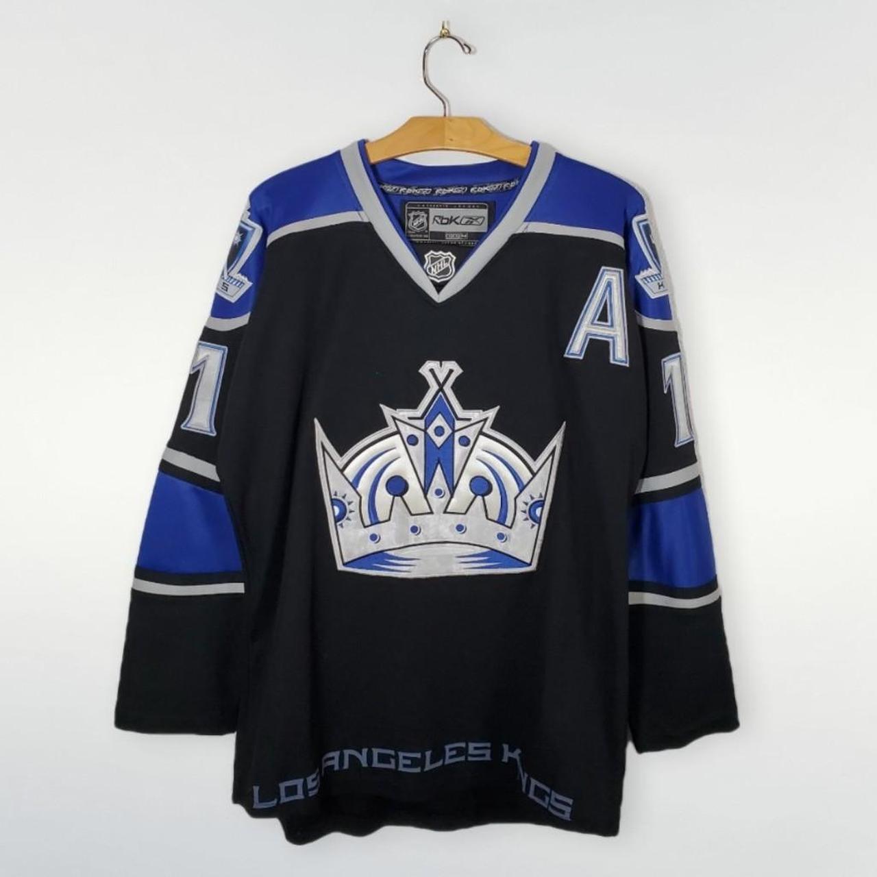 Los Angeles Kings Anze Kopitar Official Black Ice Reebok Premier Adult NHL Hockey  Jersey S,M,L,XL,XXL,XXXL,XXXXL