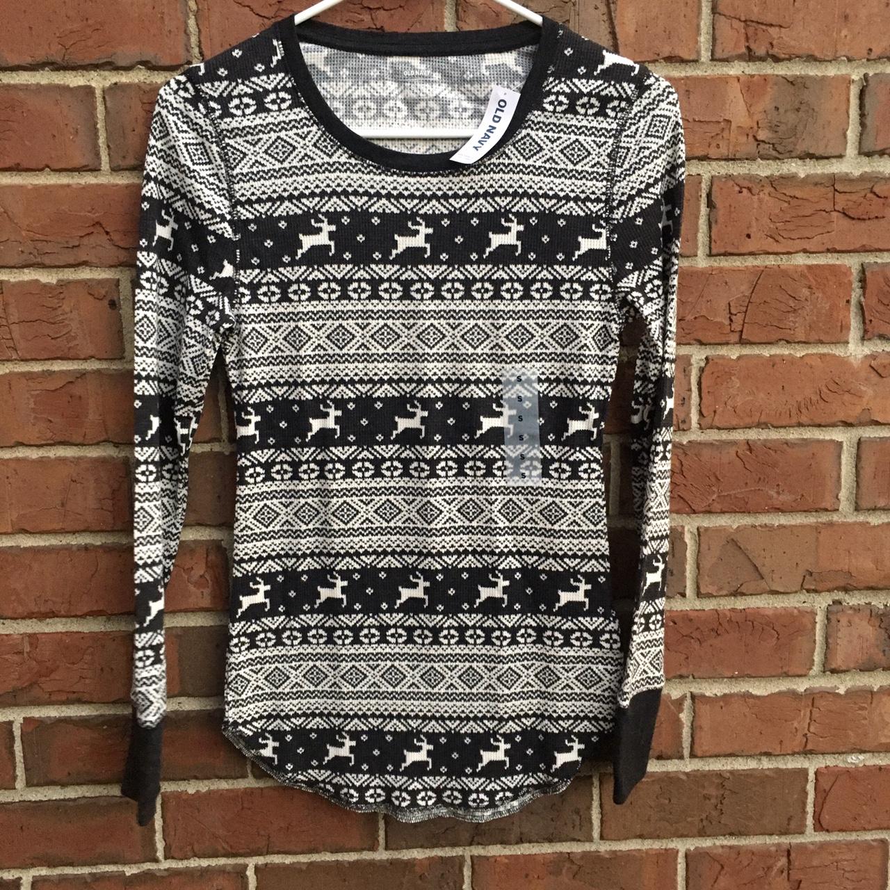 Christmas Pajama Top By Old Navy Size Women’s US... Depop