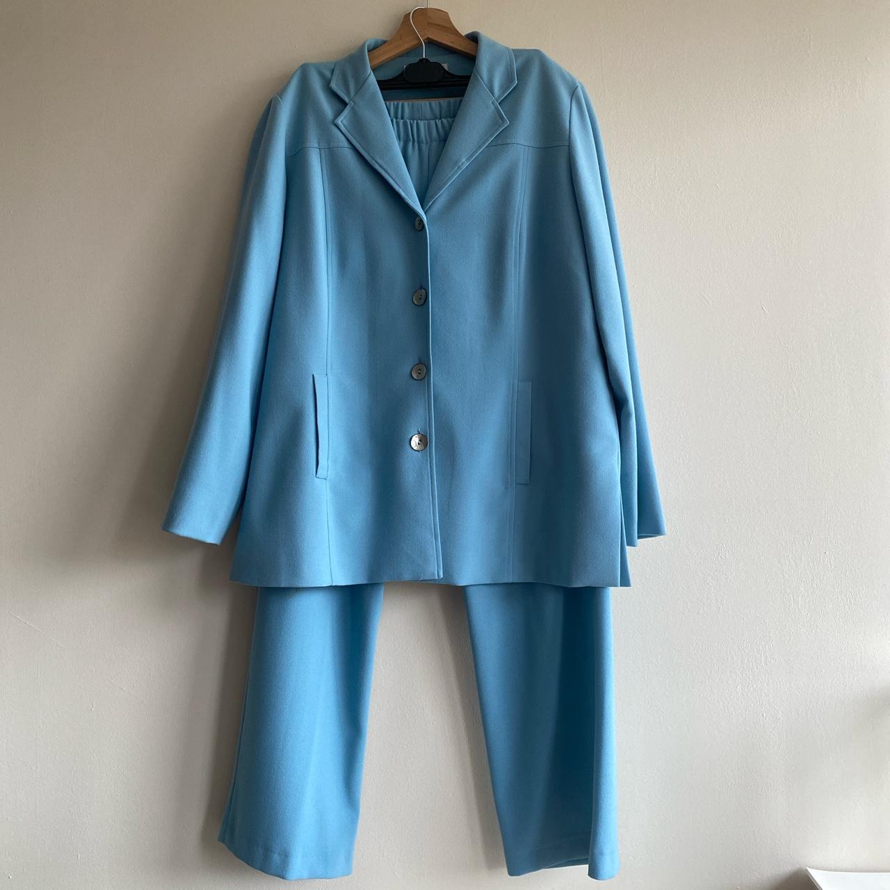 Amazing Sky Blue 2 Piece Suit Cotswold Collections... - Depop