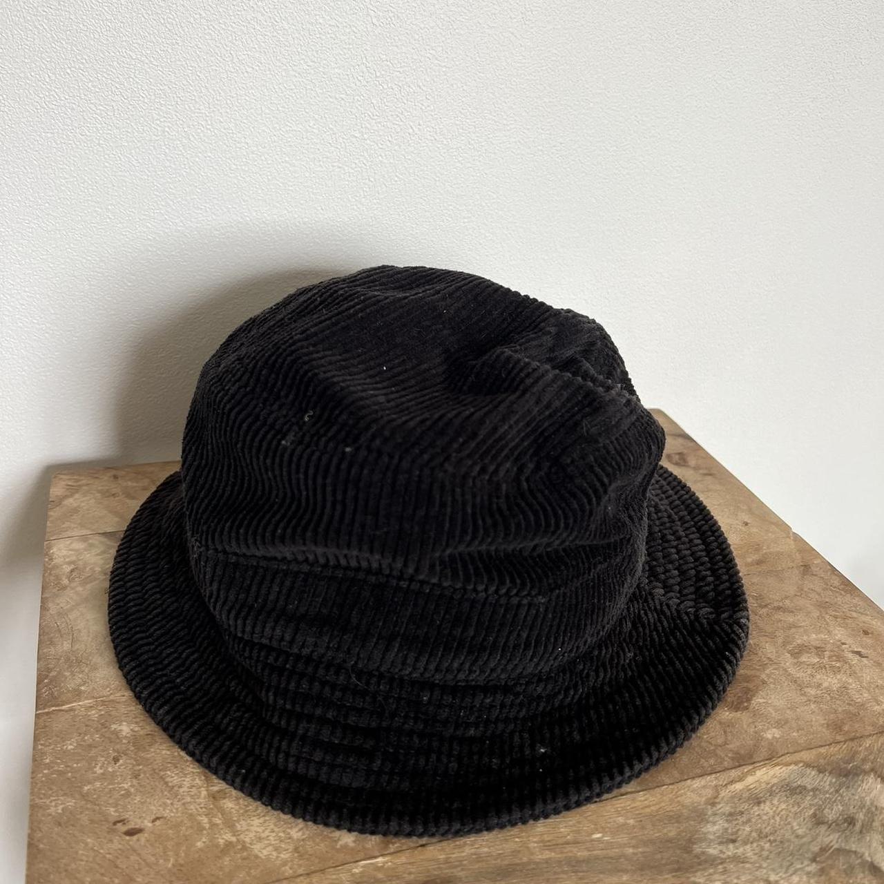 Black Urban Outfitters corduroy bucket hat. No... - Depop