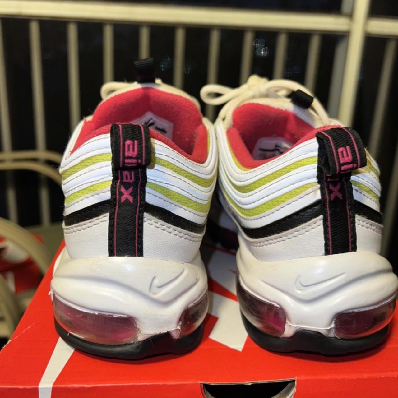 Air max outlet 97 white/rush pink/black/volt