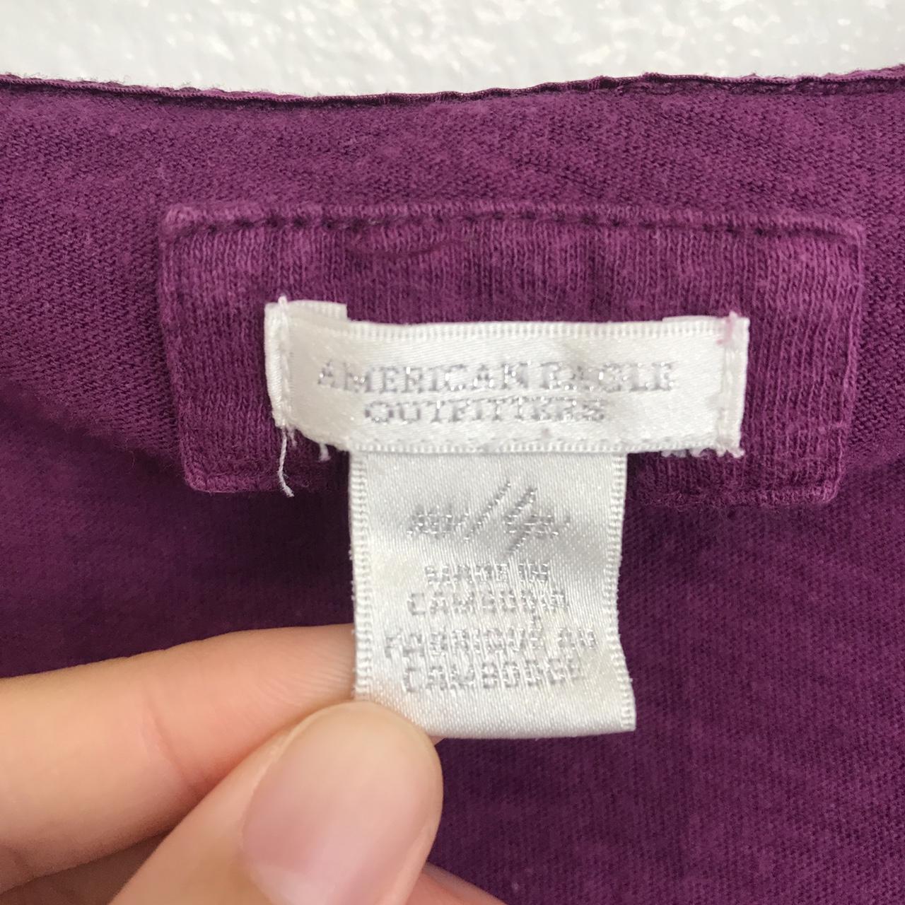 American Eagle Outfitters Women's Purple Blouse | Depop