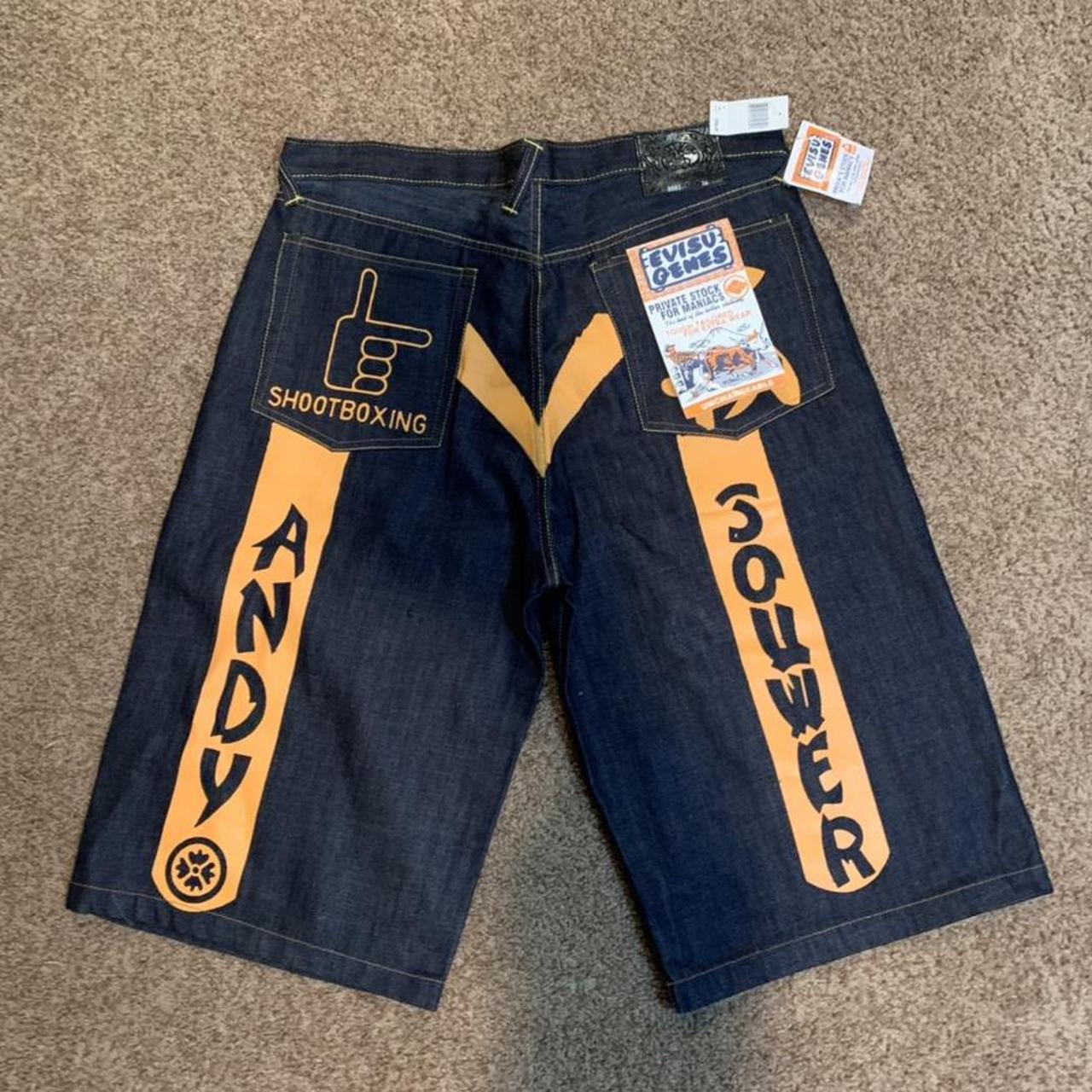 evisu jeans shorts