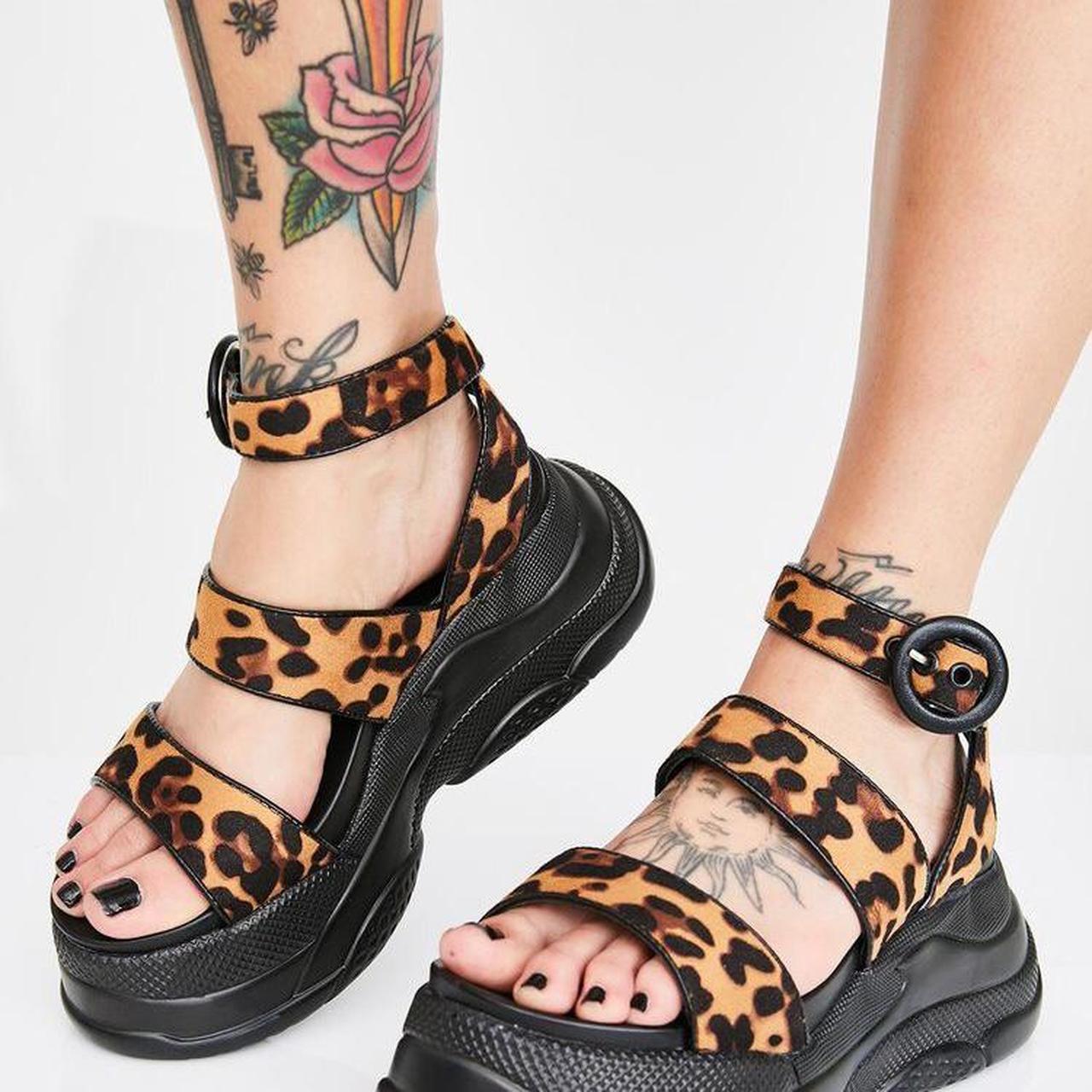 lamoda chunky sandals