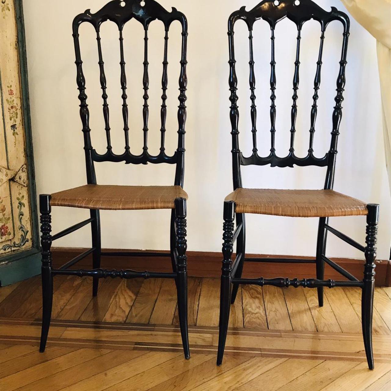 Genova Sedie Chiavarine Storia Gruppo Di Sedie Chiavarine Antiche