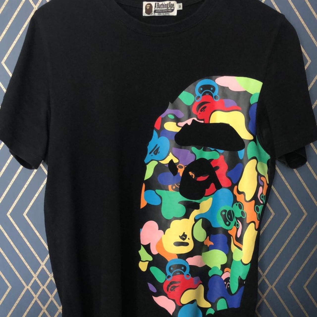 bape multi camo tee