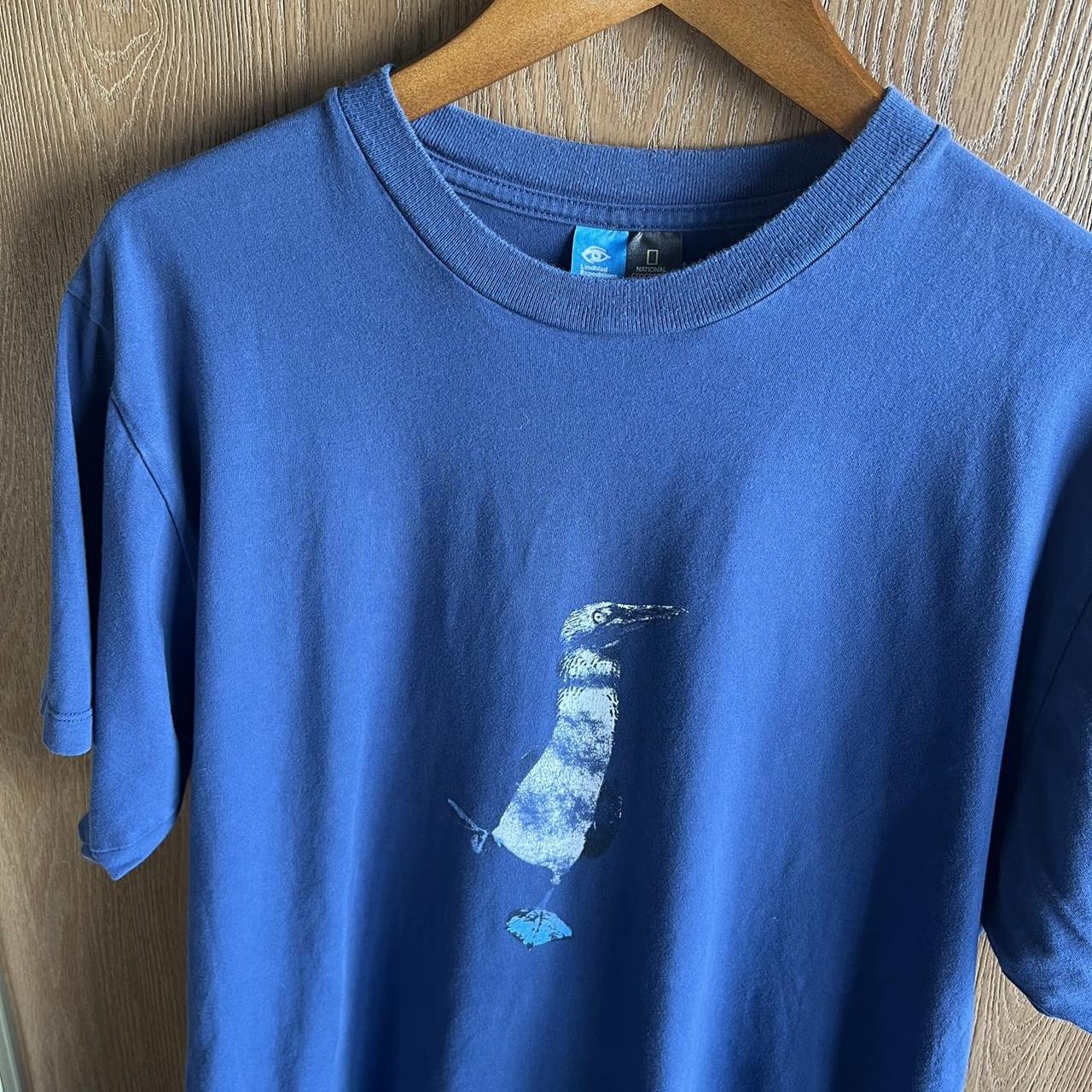 Vintage 2000s National Geographic nature tee in a... - Depop