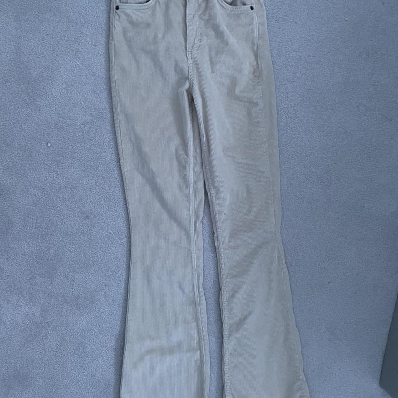 Urban Outfitters Women's Cream Jeans Depop